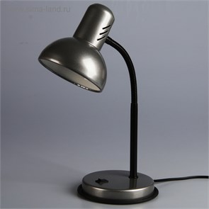 НТ 2077А серебро Светильник настольный на подставке 60W, Е27, 220V (уп.18шт.) Трансвит АО НТ 2077А серебро