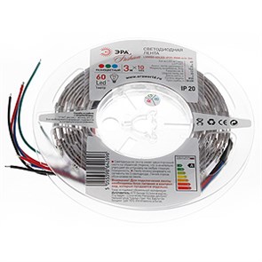 642696 LS 5050-60LED-IP20-RGB-eco-3m  Лента светодиодная (уп.3м) ЭРА 642696