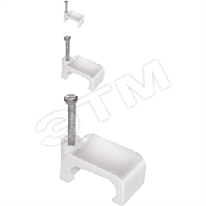 USK21-06-100 Скоба плоская 6мм (уп.100шт.) IEK® USK21-06-100