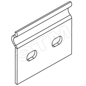 37301 S5 Combitech Пластина соединительная GTO H50 (уп.100шт.) ДКС 37301