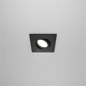 DL024-2-01B Коллекция Downlight серия Atom Светильник встраиваемый GU10 1x10Вт Черный Maytoni Elegant DL024-2-01B