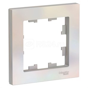 ATN000401 AtlasDesign Рамка 1 пост, жемчуг (уп.20шт.) Systeme Electric (Россия) ATN000401