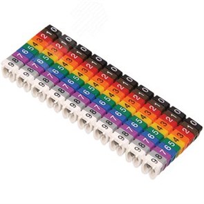 UMK02-02-09 МКН комплект цифр '0-9' 2,5мм² (уп.150шт.) IEK® UMK02-02-09