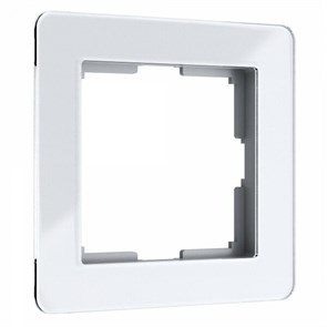W0012701 Acrylic Рамка на 1 пост, белый (уп.10шт.) Werkel™ a059313-1