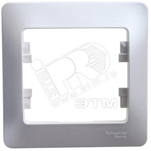 GSL000601 Glossa Рамка, 1 место, перламутр (уп.45шт.) Schneider Electric GSL000601