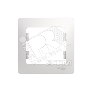 GSL000101 Glossa Рамка 1 пост, белая (уп.45шт.) Systeme Electric (Россия) GSL000101