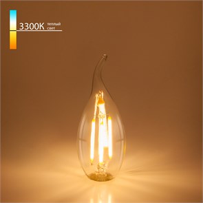BLE1429 C35 9W 4200K E14 Филаментная светодиодная лампа "Свеча на ветру" Elektrostandard BLE1429