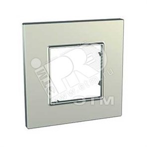 MGU6.702.57 РАМКА QUADRO 1 МЕСТО ТИТАН (уп.5шт.) UNICA MGU6.702.57