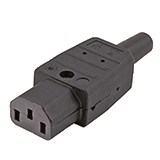 CON-IEC320C13 Разъем IEC 60320 C13 220В 10A на кабель, прямой Hyperline 47865