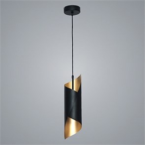 Маэстро 211 Подвес черный/золото НСБ 01-60-139 Е27 1x60W Е27 d105 h1000 (Росток) 987690006