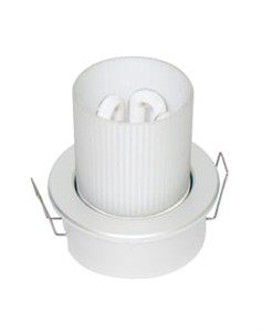 Ecola GX40 светильник встраиваемый серебро 30*75 FS40EMECD