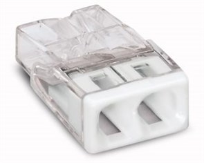 2273-242 Клемма монтажная 2x0,5-2,5мм² (медь+алюминий) с конт. пастой "Alu-Plus" (уп.100шт.) WAGO (Германия) 2273-242