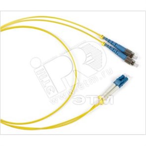 FC-D2-9-FC/UR-LC/UR-H-3M-LSZH-YL Патч-корд SM 9/125 (OS2), FC/UPC-LC/UPC, duplex, LSZH, 3м Hyperline (Китай) 28184
