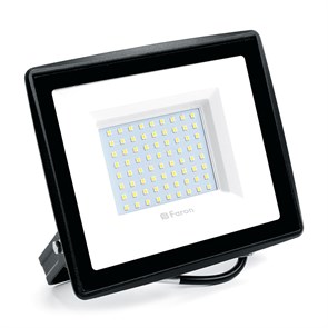 48108 LL-922 2835SMD 100W 4000K IP65, черный Прожектор светодиодный (уп.5шт.) FERON (Китай) 48108 LL-922