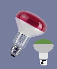 310480 зеленая R63 40W G E27 Лампа Osram 692459