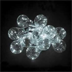 32369 CL580 Гирлянда 230V 100LED 5000К белый, 6W, длина 3м+0,5м шнур, батарейки 3*АА, IP20 (уп.24шт.) FERON 32369