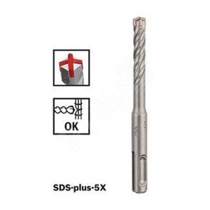 2.608.833.777 Бур Bosh SDS-plus-5X 6x50x110мм для перфоратора 2.608.833.777