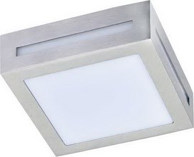 FS53SSECH Ecola GX53 LED 3082W Cветильник накладной IP65 матовый Квадрат металл. 1*GX53 Cатин-хром 136x136x55 (уп.10шт.) FS53SSECH