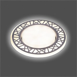 32939 CD9912 с драйвером в комплекте 20LED*2835 SMD 4000K, 15W GX53, без лампы, белый Светильник встраиваемый (уп.10/50шт.) FERON (Китай) 32939