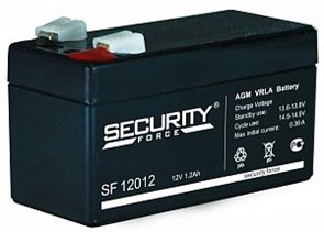 SF12012 Аккумулятор 12В/1,2 А/ч Security Force SF12012