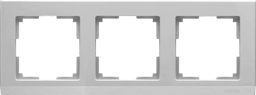 W0031806/WL04-Frame-03 Stark Рамка на 3 поста, серебряная (уп.10шт.) Werkel™ a050922-1