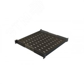 TSS3-600-RAL9004 Полка выдвижная c 19'' креплением, глубина 600мм, нагрузка до 20 кг, для шкафов TTB глубиной 800-1200мм, цвет черный Hyperline 445961