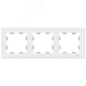 ATN001303 AtlasDesign Рамка 3 поста универсальная, лотос (уп.5шт.) Systeme Electric (Россия) ATN001303