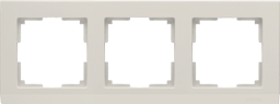 WL04-Frame-03-ivory Stark Рамка на 3 поста слоновая кость (уп.10шт.) WERKEL a028943