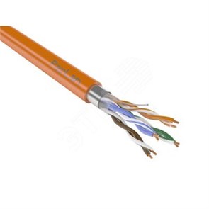 F/UTP Cat.5е ZHнг(A)-FRHF 4х2х0,52 ParLan™ ЭКРАН огнестойкая  Витая пара FTP 4 пары AWG 24 Cat.5е внутренняя Cu (кор.305м.) Паритет (Россия) 102525