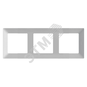 754133 Valena Life Рамка 3 поста алюминий (уп.5шт.) Legrand (Франция) 754133