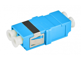 CAB-021 Адаптер (розетка) LC/UPC SM duplex (SC тип) бесфланцевый ОптКом ООО CAB-021