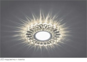 28844 CD901 с драйвером в комплекте 15LED*2835 SMD 4000K, MR16 50W G5.3, белый, хром Светильник встраиваемый (уп.10/50шт.) FERON (Китай) 28844