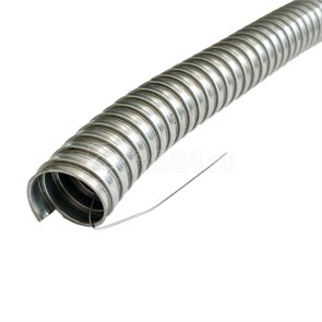 zeta44904 Р3-Ц 20 Металлорукав Ø20мм с протяжкой (бухта 50м.) ЗЭТА zeta44904