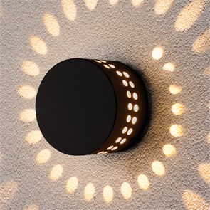 1585 TECHNO LED ARKADA черный Уличный настенный светодиодный светильник Elektrostandard 1585 TECHNO LED