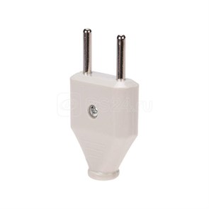 FD 11-8946 Вилка без заземления белая REXANT (Китай) FD 11-8946
