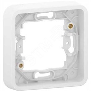 MUR39107 Mureva S Рамка 1 пост без винтов, белая, IP55 (уп.10шт.) Schneider Electric MUR39107