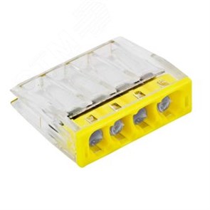 2273-244 PROxima Клемма монтажная 4x0,5-2,5мм² (медь+алюминий) с конт. пастой (уп.100шт.) EKF (Китай) plc-smk-2273-244