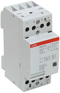 GHE3291102R1004 ESB-24-40 (24А AC1) Модульный контактор катушка 12В АС/DC 4НО контакта ABB GHE3291102R1004