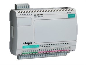 ioLogik E2210 Ethernet I/O Server, 24Vdc 12DI,8DO,Modbus/TCP,SNMP,Active I/O Messaging Ethernet-модуль ввода/вывода MOXА ioLogik E2210