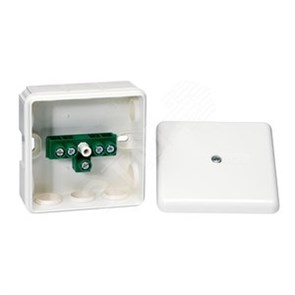IMT34350 Коробка клеммная IP65 87х87х40мм + колодка 5х440V, белая (уп.5шт.) Schneider Electric IMT34350
