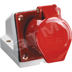 PSR12-032-5 ССИ-125 3Р+РЕ+N 32А 380-415В IP44 Розетка стационарная (уп.10шт.) IEK® PSR12-032-5