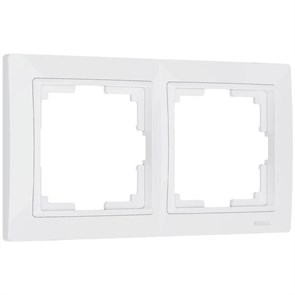 W0022001/WL03-Frame-02 Snabb Basic Рамка на 2 поста, белая (уп.10шт.) Werkel™ a051305-1