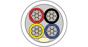 ALARM 4/200 4X0,22мм² Слаботочный кабель для систем сигнализации (бухта 200м.) ALARM 4/200