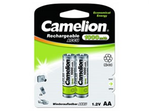 NC-AA1000BP2 Аккумулятор Ni-Cd AA 1,2В 1000mAh (уп.2шт.) Camelion NC-AA1000BP2