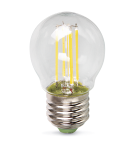 LED-ШАР-PREMIUM 5Вт 160-260В Е27 3000К 450Лм Лампа светодиодная прозрачная (уп.10/50шт.) ASD 4690612004181