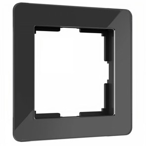 W0012708 Acrylic Рамка на 1 пост, черный (уп.10шт.) Werkel™ a059316-1