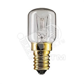 244403/042439 PHILIPS App 25W E14 230-240V T25 CL OV 1CT Лампа для печей (300'C) (уп.100шт.) 924198244403