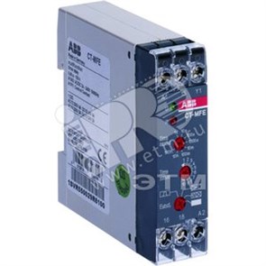 1SVR550107R1100 CT-ERE (0.1..10с.) Реле времени (задержка на включ.) 24В AC/DC, 220-240В AC 1ПК ABB 1SVR550107R1100