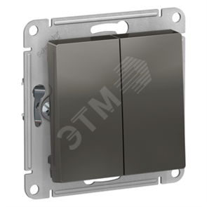 ATN000965 AtlasDesign Механизм переключателя двухклавишного (сх.6/2) 10АХ, сталь (уп.20шт.) Schneider Electric ATN000965