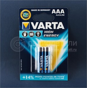 4903.221.484 High Energy LR03/286 BL3+1 ПРОМО элемент питания Varta ААА миз. 4903.121.484
